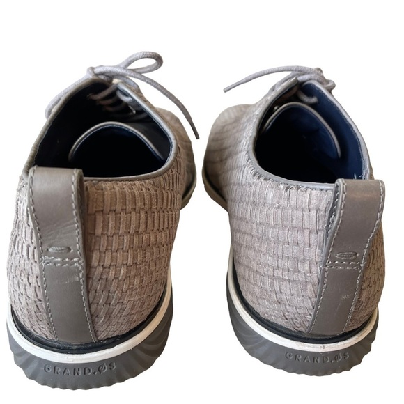 COLE HAAN Men’s size 12 Gray GrandEvolution woven oxfords main image 5